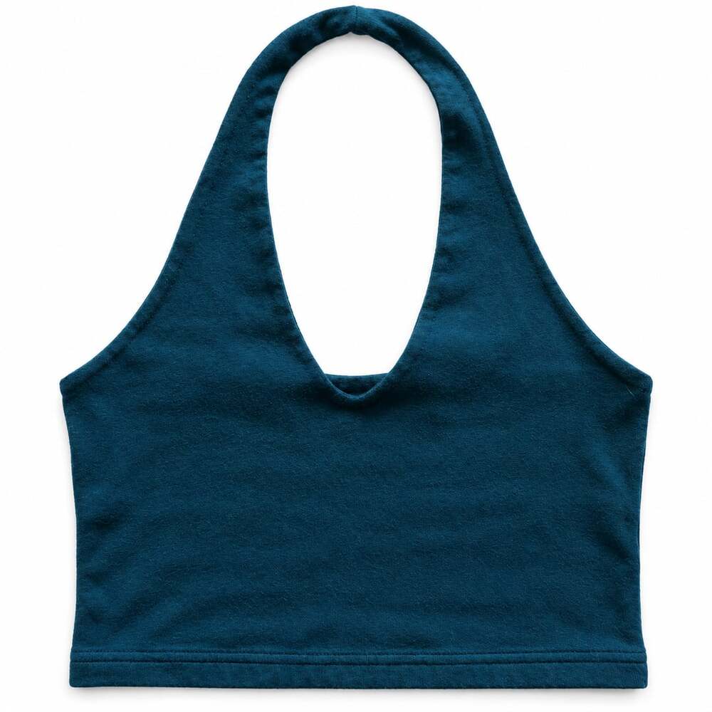 Brandy Melville Alexis Halter Tank Top Dark Green